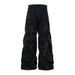 Vintage Distressed Black Jeans For Men – Oversized Streetwear Trousers With Artful Creasing (M-XXL)_mkmklike.com