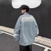Men’s Denim Jacket With Jacquard Embroidery – Vintage Loose Fit Casual Coat, Light Blue, Spring & Fall Fashion (Sizes M-3XL)_mkmklike.com