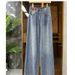 Women's Clothing With A Sense Of Temperament Women's Heavy Duty Wide Leg Jeans_mkmklike.com