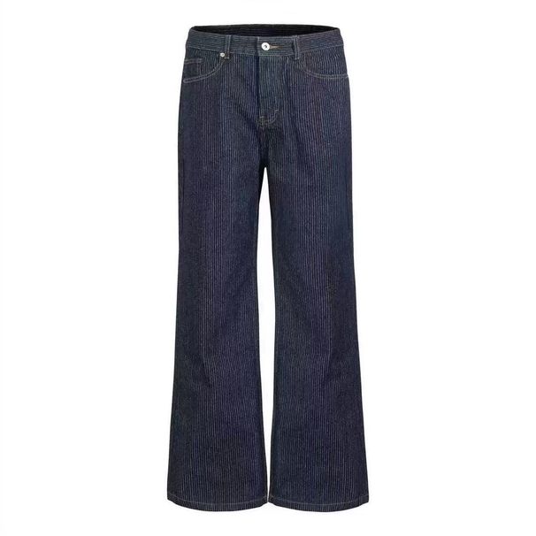 14oz Washed Denim Jeans - Classic Straight To Flared A-Line Fit For Men & Women_mkmklike.com