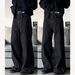 "Unisex Classic Washed Straight-Leg Jeans – Relaxed Fit, Vintage Distressed, High-Quality Cotton (Streetwear Essential, Timeless Style)"_mkmklike.com