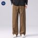 Nordmann Muqiu Clothing | 2025 Autumn Winter New Men's Loose Straight Commuter Versatile Solid Color Cotton Casual Pants_mkmklike.com