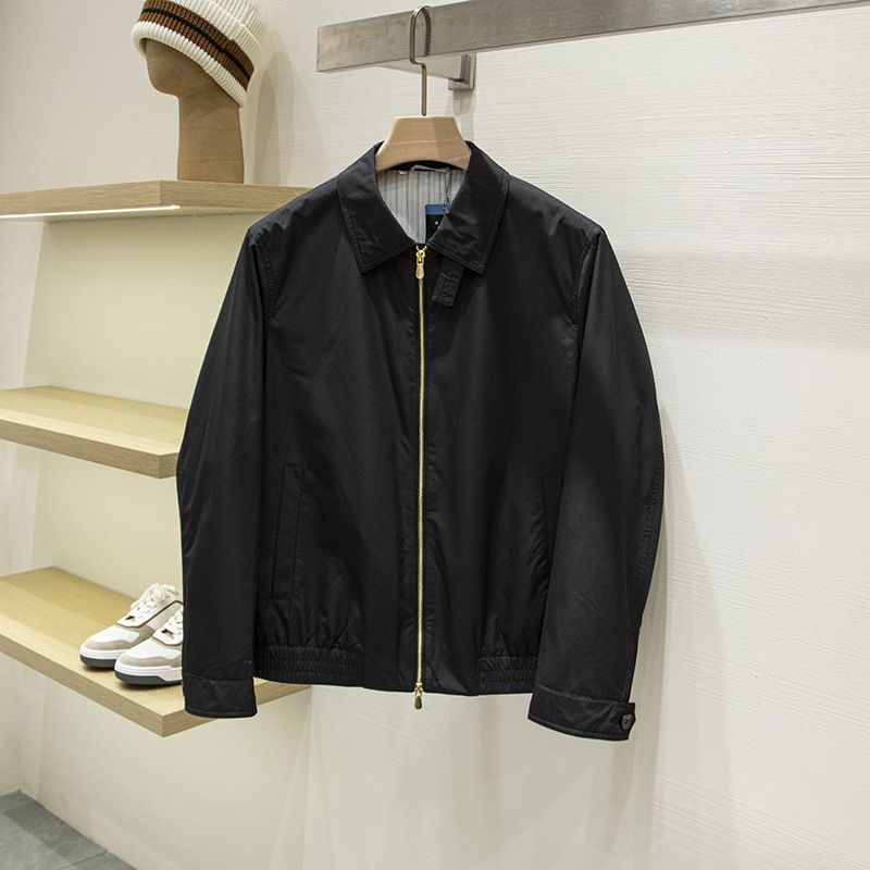 Edition Light Luxury Business! Hot Charm BC Autumn Winter High-End Men's Turn-Down Collar Thin Cotton Jacket Coat_mkmklike.com