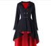 Women's Clothing Autumn new retro mid length windbreaker for women Gothic style jacket large size women's clothing_mkmklike.com