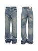 Men's Clothing Spring And Autumn Pure Black Small Straight Slim Men's Trousers Brand Teenagers Style Jeans_mkmklike.com