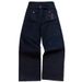 Retro High-Waisted Men's Cargo Jeans Style Flap Pocket Long Pants For Women_mkmklike.com