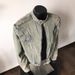Men's Clothing High Street Deconstructed Heavy Washed Shoulder Pad Denim Jacket Loose Trendy Splicing Silhouette Jacket_mkmklike.com