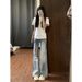 Vintage Light Blue Flared Jeans For Women – High-Waisted Wide-Leg Trousers With Retro Hem (S-5xl, Distressed Wash)_mkmklike.com