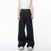 Men's Autumn New Products Niche Personality Reverse Wear Design Deconstruction Wide-leg Straight Jeans Tide_mkmklike.com