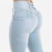 European And American Cross-border High-waisted Elastic Washed Mom Jeans For Women, Casual Pants Wholesale_mkmklike.com