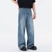 Men's Clothing Distressed Washed Straight-Leg Jeans For Men & Women, Vintage Denim With Slight Stretch, Relaxed Fit For Casual & Streetwear (S-3XL)_mkmklike.com