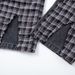 Patchwork Plaid Denim Men Streetwear Irregular Design Sense Niche Vintage Washed Small Straight Pants_mkmklike.com