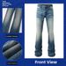 Men’S Slim Bootcut Jeans – Vintage Washed Denim With Distressed Details, Stretch Comfort For Everyday Wear_mkmklike.com