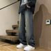Japanese Minimalist Denim Jeans For Men – Straight Fit, Vintage Wash & Urban Streetwear Style (S-3XL, Mid-Rise, Unisex Casual)_mkmklike.com