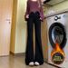 Retro High-Waisted Flared Jeans For Women Loose Fit Chic Blue Denim Versatile Autumn Style England Fashion_mkmklike.com