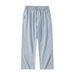 Lyocell Denim Jeans For Men – Relaxed Straight Leg Trousers | Breathable & Draped Wide-Fit Pants_mkmklike.com