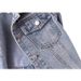 "Vintage Beaded Denim Jacket For Women – Heavy Washed Cropped & Loose Fit (Black/Light Blue)"_mkmklike.com