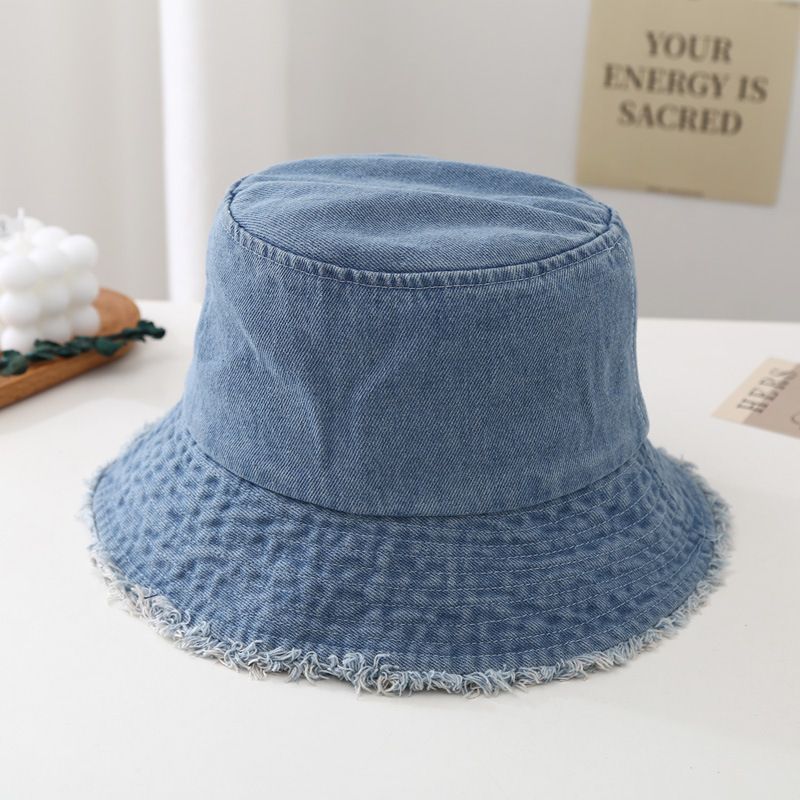 Hot Sale Hip Hop Men's Denim Washed Retro Bucket Male Big Size Fisherman Hat Beach Holiday Sun INS Streetwear Summer Caps Gorros_mkmklike.com