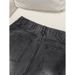 Trendy American Retro Washed Denim Jeans Men's Straight Leg Slim Fit Cracked Lightning Pattern Curved Trousers_mkmklike.com
