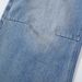 Scimitar Jeans Unique Niche Design Sense Reverse Wear Inverted Workwear Long Men's Trendy Loose Wide-Leg Sickle Pants_mkmklike.com