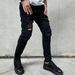 Men's Ripped Jeans Youth Street Style Slim Pants_mkmklike.com