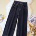 Fleece-Lined Thickened Straight-Leg Cigarette Pants For Women, Autumn And Winter, Plus Size, Hip-Covering, Slimming,_mkmklike.com
