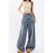 Retro High-waisted Wide-leg Jeans For Women, 2026 New Style, Loose Fit, Slimming, Casual, Drapey, Straight-leg,_mkmklike.com