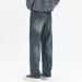 New Cleanfit Jeans Men's Loose Straight Versatile American Retro Double Craft Washed Trendy Brand Large Size Mi Ke Eight Barrels Xiansen Zhi Clothes_mkmklike.com