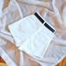 Women's High-Waisted White Denim Shorts Summer Trendy Slimming Versatile Rolled-Up A-Line Wide Leg Pants_mkmklike.com