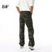 EF JEANS | 2025 Spring New American Camouflage Stitching Patch Vibe High Street Retro Slim Jeans_mkmklike.com