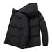 Men's clothing padded jacket hooded windproof padded jacket men's bread jacket casual loose padded jacket_mkmklike.com