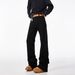 Parisian Bootcut Jeans – Classic Black Washed Denim With Slight Flare (S-3XL)_mkmklike.com