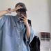 Northfold Lightweight Denim Short Sleeve Shirt For Men Summer New Workwear Cardigan Loose Korean Style Trendy Versatile Top_mkmklike.com