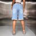 Women's Clothing Fashion Ripped Raw Edge Wide Leg Straight Denim Breeches_mkmklike.com