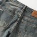 Men's Slim Fit Straight Leg Jeans Distressed Washed Mid Stretch Casual Trousers Long Midweight Softener Machine Washable_mkmklike.com