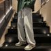 Retro Jeans Spring And Autumn Straight Loose And Comfortable Trendy Brand Wide Leg American High Street Versatile Casual Long Pants Men_mkmklike.com