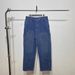 Vintage Workwear Denim Pants For Men & Women - Heavyweight Double-Knee Washed Jeans With Cleanfit Straight Leg Design_mkmklike.com