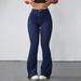 Ultra-Stretchy High Waist Flare Jeans For Women - Butt-Lifting Bootcut Denim Pants In 15 Colors (Mid Blue/Black/Olive Green & More)_mkmklike.com