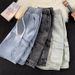 Men's Clothing Summer Youth Popular Harem Pants Lazy Men's Shorts Ins Trendy Mid Waist Straight Slightly Elastic Denim Shorts_mkmklike.com