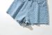 Women’s Clothing Ripped Denim Shorts For Women Summer New High Waist Ins Two Buttons Slimming Raw Edge A Line Wide Leg Hot Pants_mkmklike.com