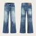Vintage Cracked Branch Denim Jeans – Heavyweight Washed Straight-Leg Unisex Pants, Cleanfit Aesthetic (Blue, S-XXL)_mkmklike.com