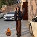 Women's Clothing Retro Brown Straight Leg Jeans High Waisted Slim Fit Merard Fleece Lined Wide Leg Pants For Women Autumn/Winter_mkmklike.com