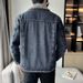 Men's Denim Jacket Plush Men's Trendy Brand Winter Lambswool New Korean Version Slim Lapel Casual Jacket Thick_mkmklike.com
