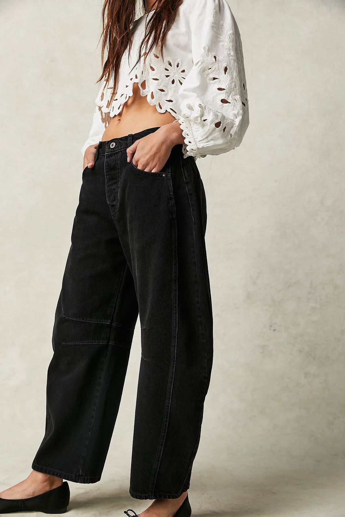 Mom Jeans Women Long Pants Casual Loose Denim Pants Blue Loose Elegant Pockets Y2k Straight Trousers Mid Waist 2025 Summer_mkmklike.com