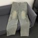 Men's Vintage Workwear Jeans – Distressed Relaxed-Fit Cargo Denim Pants With Multi-Pockets (S-3XL, Washed Blue)_mkmklike.com
