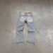 Men's Vintage Washed Straight-Leg Jeans – High-Street Distressed Denim Pants (Black/Light Blue/Gray)_mkmklike.com