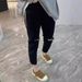 Stretchy Thin Ripped Jeans Women, Slimming Plus-size Girls, Cropped For Spring And Autumn, High-waisted Loose_mkmklike.com