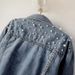 Women's Clothing Plus-Size Embellished Denim Jacket – Oversized Fit With Rhinestone Details (7 Sizes, Black/Light Blue/Cream)_mkmklike.com