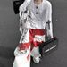 Vintage Chain Print White Jeans – Men's Baggy Straight-Leg Denim Pants (S-3XL, Hip-Hop Streetwear)_mkmklike.com