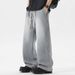 Men's Clothing High Street Distressed Wide Leg Jeans | Vintage Washed Loose Straight Casual Streetwear Trousers (Multiple Colors & Sizes)_mkmklike.com